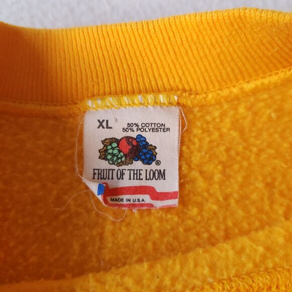 Vintage Shirt Embroidered Witch Halloween Top Unisex XL Sweatshirt Crew Vtg - Picture 7 of 10